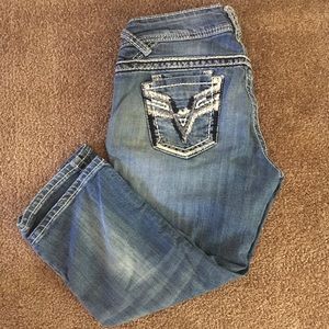 Vigoss Brooklyn Capri Jeans size 9 length 21